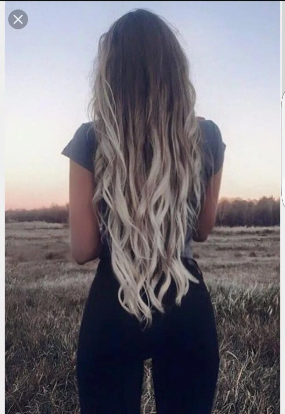 фото девушки со спиной мелированные волосы