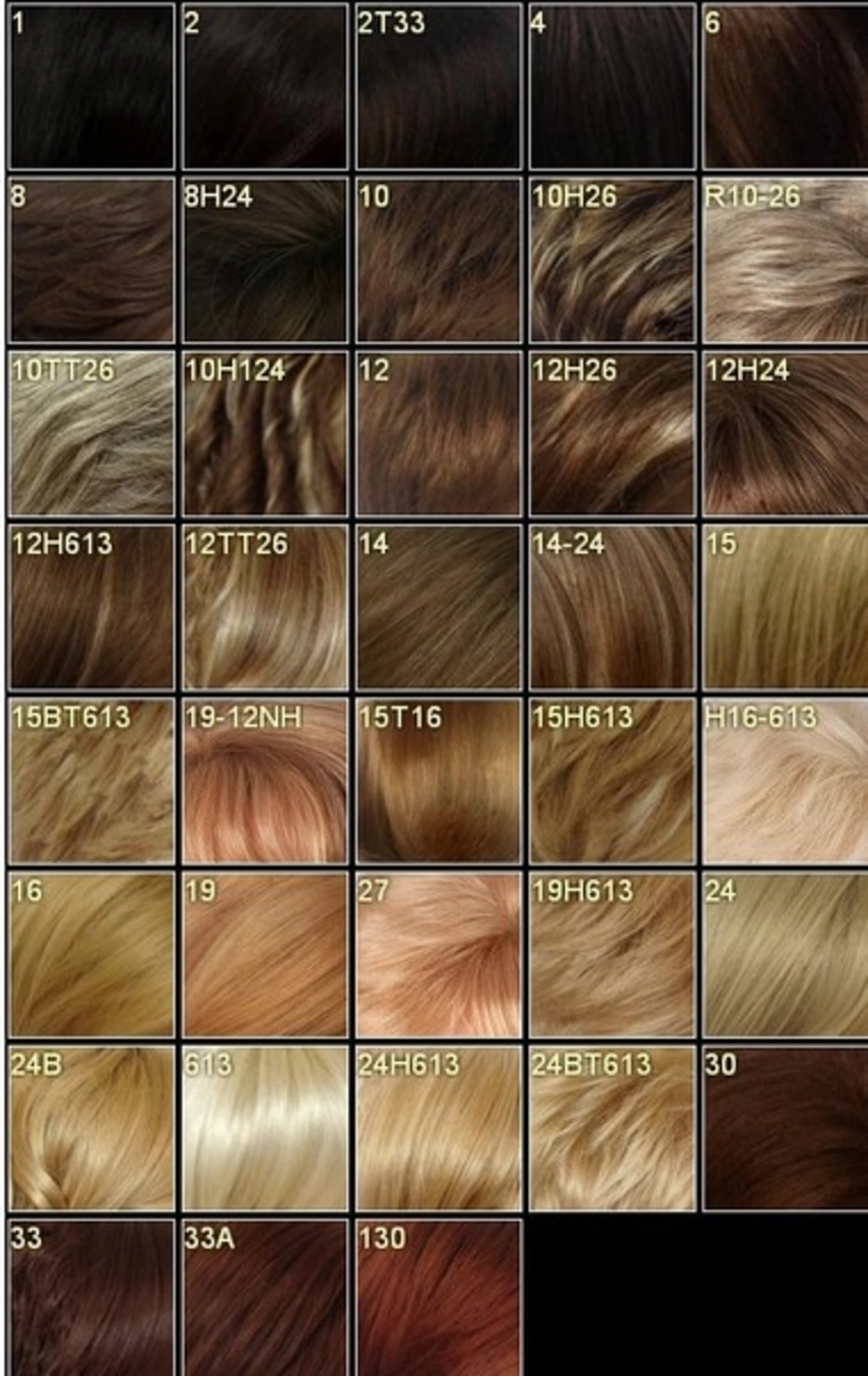 выбор цвета волос по фото