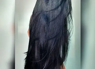 Фото черных длинных волос