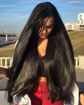 Красивые длинные черные волосы фото девушек