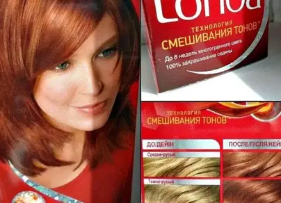 Рыжий цвет волос фото краска