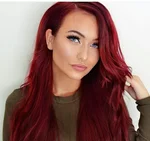 Красный цвет волос фото