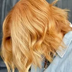 Медный блонд цвет волос фото