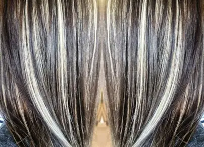 Мелирование на черные волосы средней длины фото