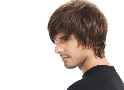 Мужская стрижка каскад на средние волосы фото