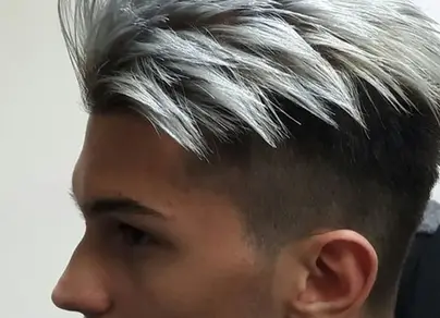 Мужское мелирование волос на короткие волосы фото