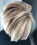 Сложное окрашивание блонд на короткие волосы фото