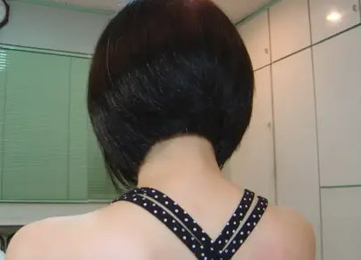 Фото волос со спины каре
