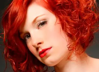Рыжий цвет волос стрижки фото