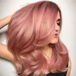 Розовая краска для волос фото