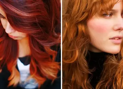 Рыжее мелирование на русые волосы фото