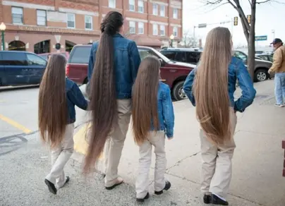 Самые длинные волосы у девушек фото