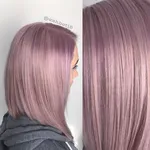 Светло коричнево фиолетовый цвет волос фото