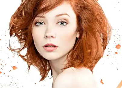 Пепельно рыжий цвет волос фото