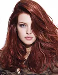 Темно рыжий цвет волос фото