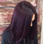 Темно Фиолетовые Волосы Фото