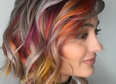 Трехцветное окрашивание волос фото