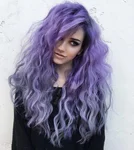 Фиолетовые Волосы Фото Девушек