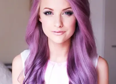Фиолетовый цвет волос фото оттенки