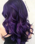 Фиолетовый Цвет Волос Фото Оттенки