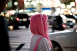 Картинки Девушки С Розовыми Волосами