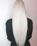 Фотки длинных белых волос