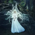 Фото ведьмы с белыми волосами