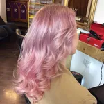 Розовый блонд цвет волос фото