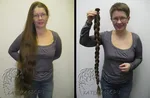 Фото как укоротить длинный волос девушке