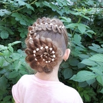 Фото кос на длинные волосы для девочек