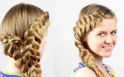Косички для девочек на длинные волосы фото