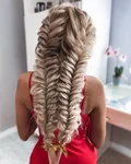 Фото косы на длинные волосы для женщин