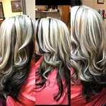 Двойное мелирование фото на светлые волосы