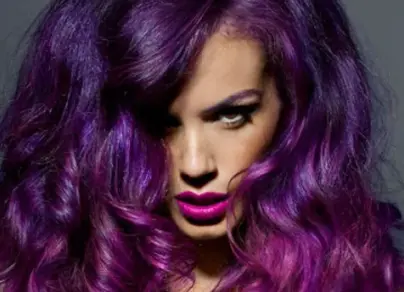 Фиолетовое окрашивание волос фото