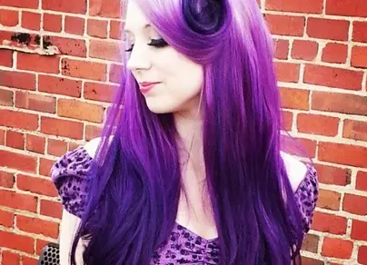 Фиолетовое окрашивание волос фото