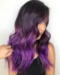 Фиолетовое Окрашивание Волос Фото