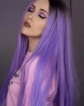 Фиолетовое Окрашивание Волос Фото