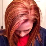 Фото рыжих мелированных волос