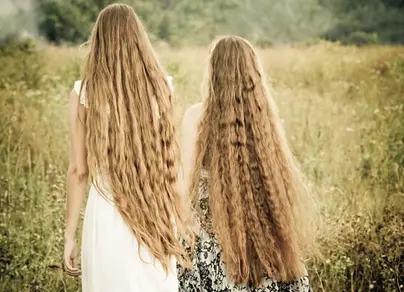 Девочки с длинными волосами фото