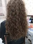 Химическая завивка на длинные волосы фото