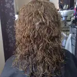 Волосы после мокрой химии фото
