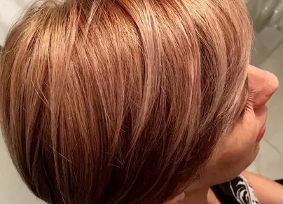 Карамельное мелирование на русые волосы фото