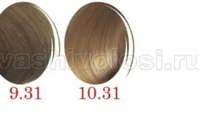 Краска капус 10.31 фото на волосах