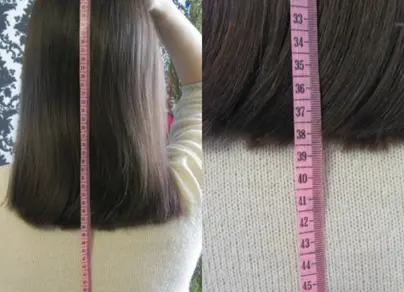Длина волос 40 см фото