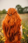 Длинные Рыжие Волосы Фото