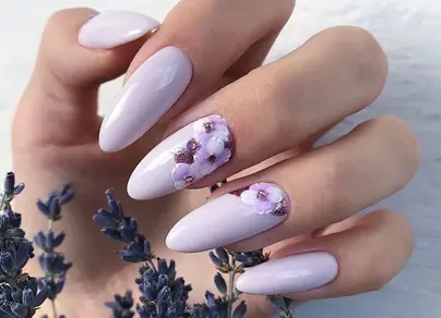 Фото красивых цветов ногтей