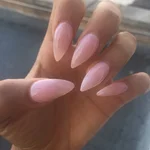 Розовые Миндальные Ногти Фото