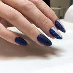 Ногти Дизайн 2023 Синие Фото