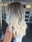 Амбре окрашивание волос для блондинок фото