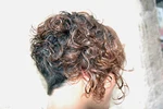 Американская завивка на средние волосы фото